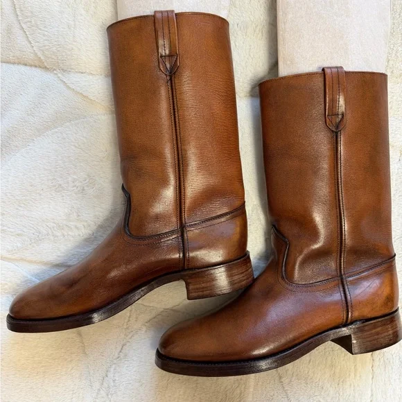 VINTAGE! RARE! Barrie Ltd Booters of New Haven by Alden Custom Made 12” Boots 10